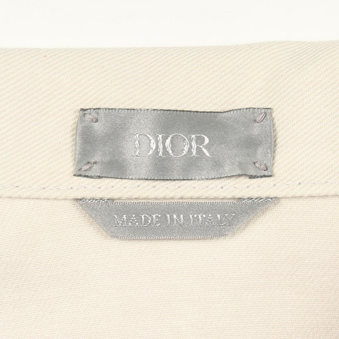 Dior Denim Jacket Back Logo Embroidery — view 3