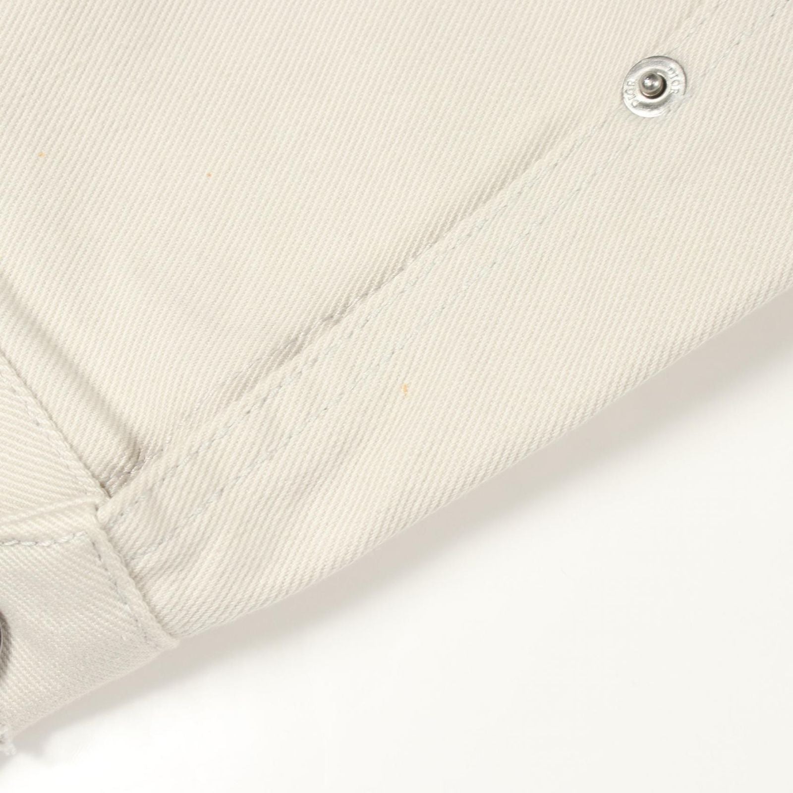 Dior Denim Jacket Back Logo Embroidery — view 7