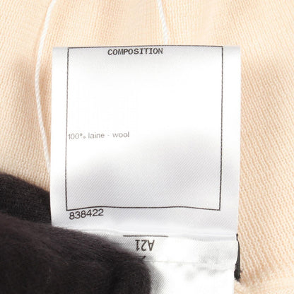 Chanel Knit CC Logo Button High Neck Wool Sweater — view 4