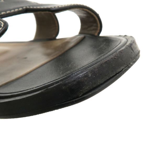 Hermes Sandals Black — view 5