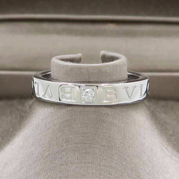 Bvlgari Double Logo Ring Diamond 16 Area