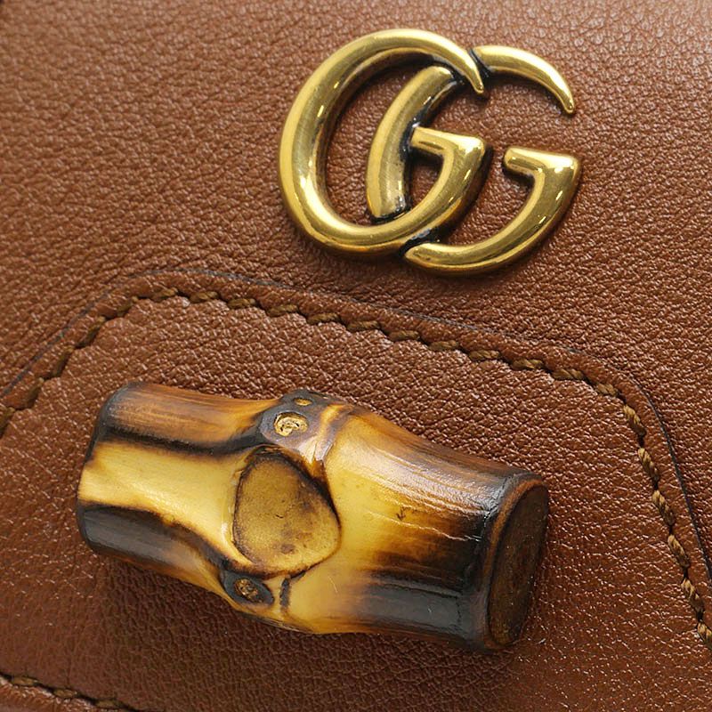 Gucci Diana Bamboo 6 Key Case Brown Key Holder — view 5