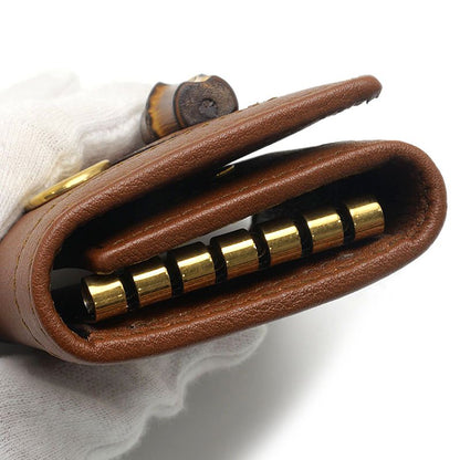 Gucci Diana Bamboo 6 Key Case Brown Key Holder — view 4
