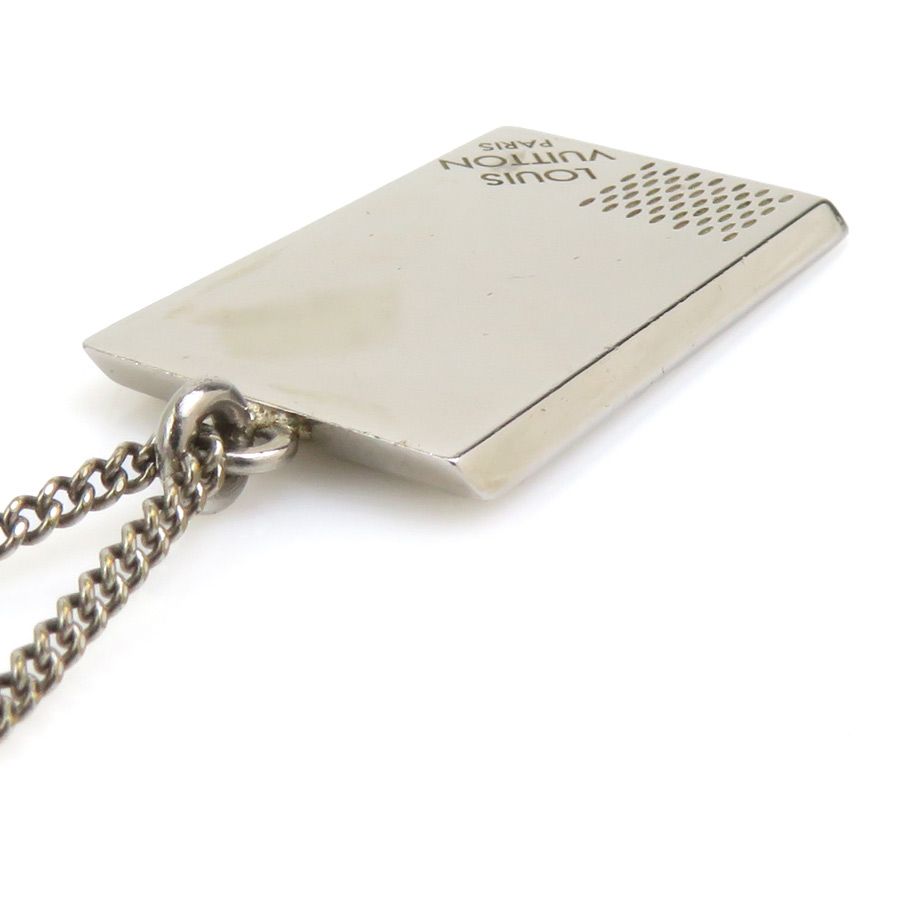Louis Vuitton Necklace Collier Plaque Damier — view 3