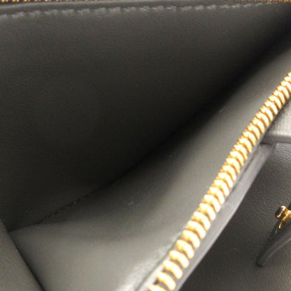 Bottega Veneta Bifold Wallet Maxi Intrecciato Dark Gray Leather — view 4