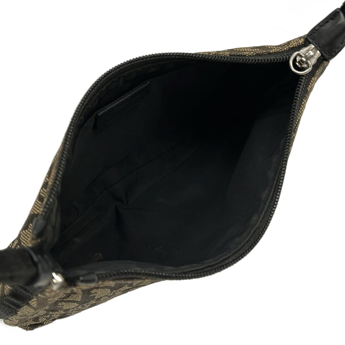 Dior Handbag Logo Glam Ivory Black — view 7