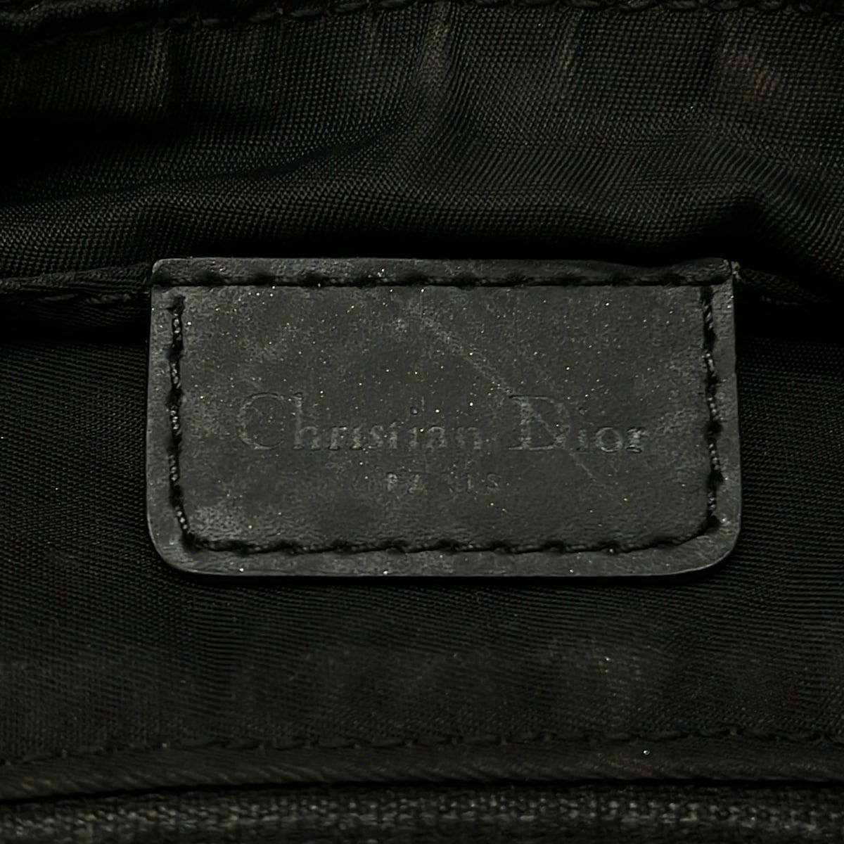 Dior Handbag Logo Glam Ivory Black — view 8