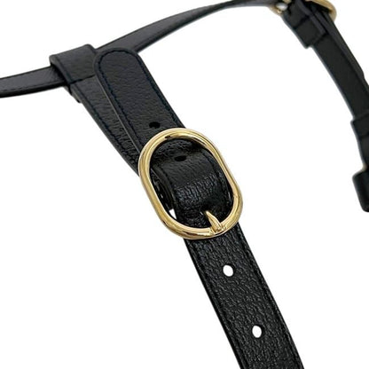 Gucci Pet Harness Black Interlocking Pet Accessory — view 7