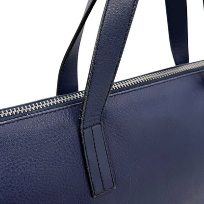 Loewe Business Bag Navy Dark Blue Anagram Document Bag Leather — view 7