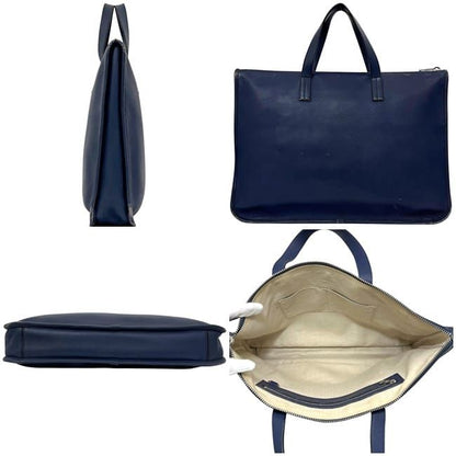 Loewe Business Bag Navy Dark Blue Anagram Document Bag Leather — view 2