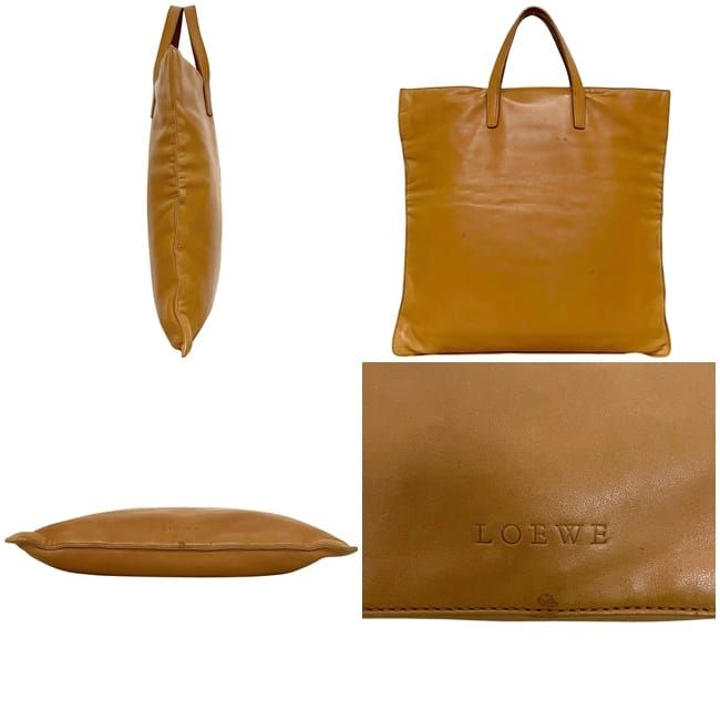 Loewe Tote Brown Square Nappa Leather — view 2