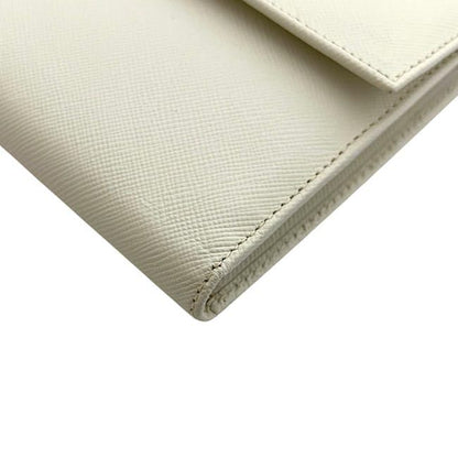 Prada Trifold Wallet White Talco — view 8