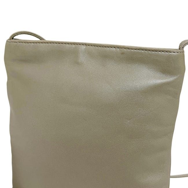 Loewe Mini Shoulder Bag Metallic Silver Anagram — view 8
