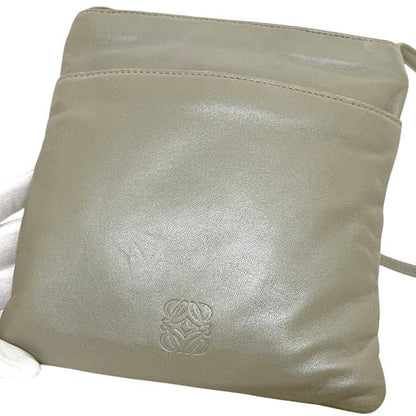 Loewe Mini Shoulder Bag Metallic Silver Anagram — view 7