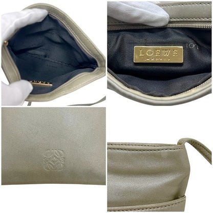 Loewe Mini Shoulder Bag Metallic Silver Anagram — view 3