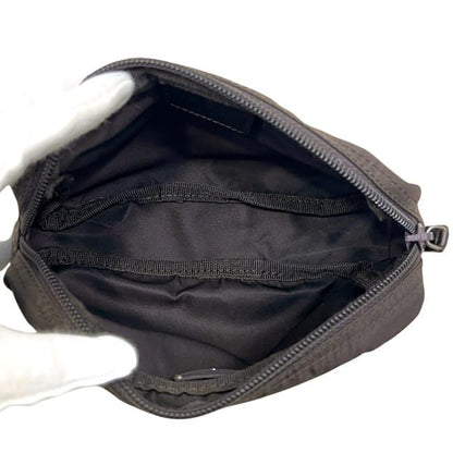 Prada Pouch Dark Brown Tessuto Case — view 3