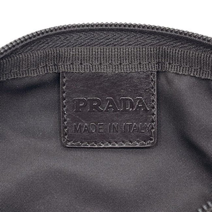Prada Pouch Dark Brown Tessuto Case — view 5