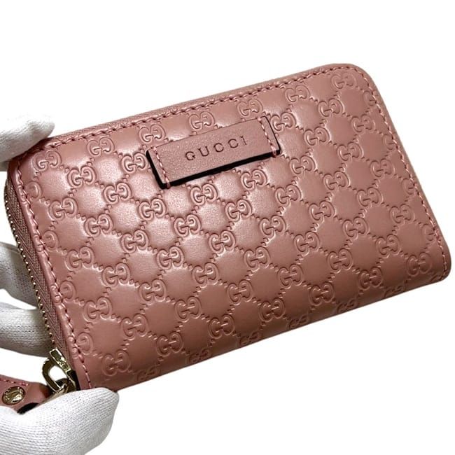 Gucci Coin Case Pink Microshima — view 8