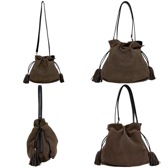 Loewe 2-Way Bag Flamenco 30 Brown — view 2