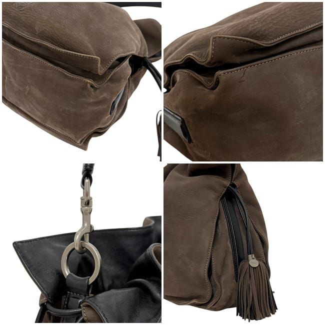 Loewe 2-Way Bag Flamenco 30 Brown — view 6