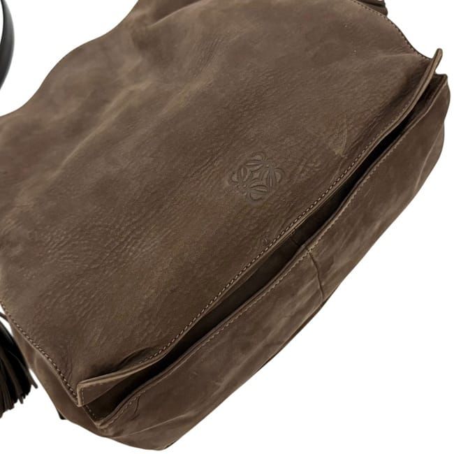 Loewe 2-Way Bag Flamenco 30 Brown — view 8