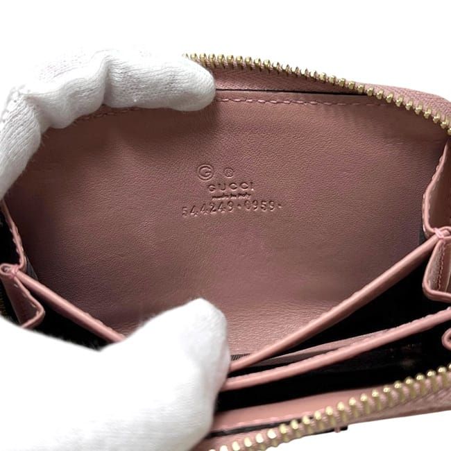 Gucci Coin Case Pink Microshima — view 4