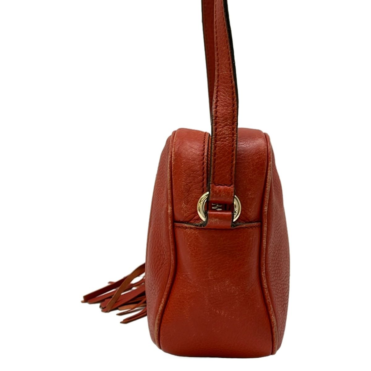 Gucci Shoulder Bag Soho Orange Tassel Leather — view 2