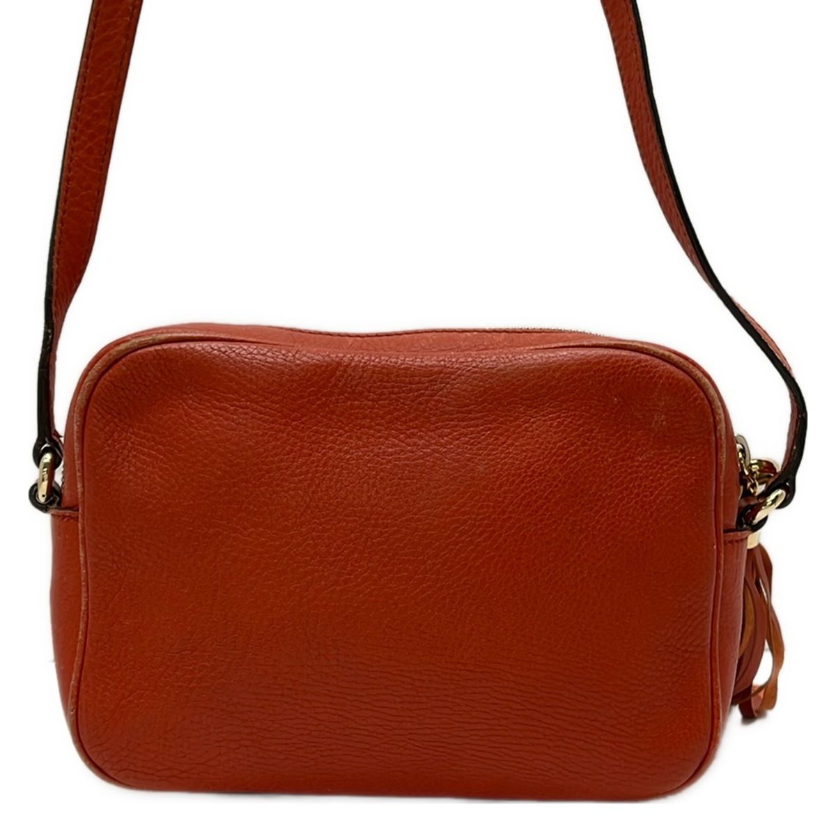 Gucci Shoulder Bag Soho Orange Tassel Leather — view 3