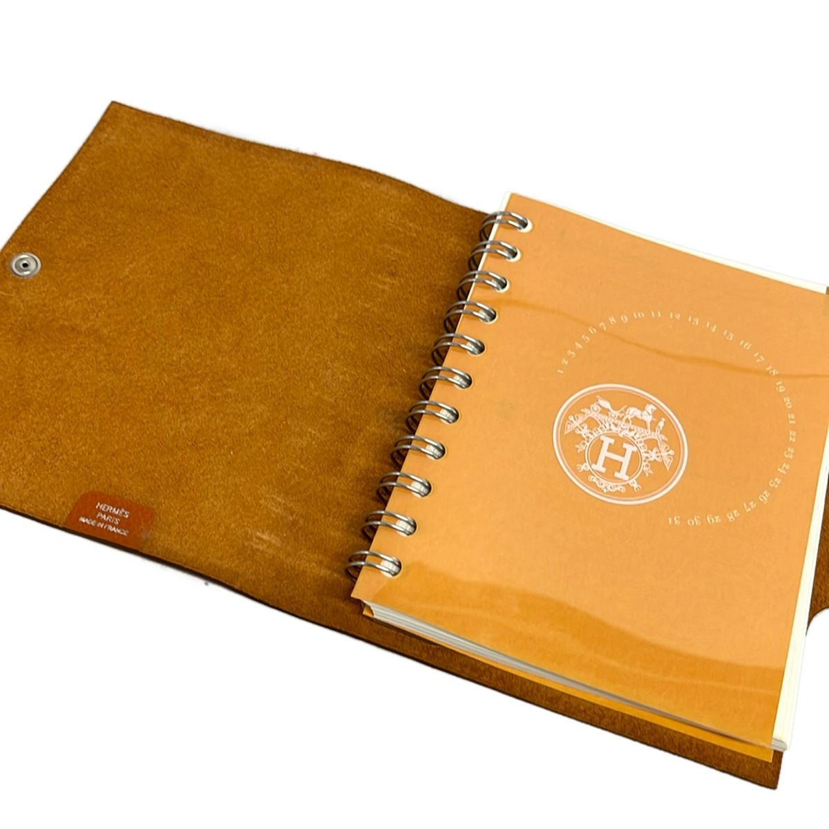 Hermes Notebook Ulysse PM Orange Agenda — view 4