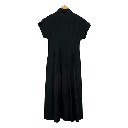Max Mara Studio Dress 38 M Black Short Sleeve Long Shirt — view 2