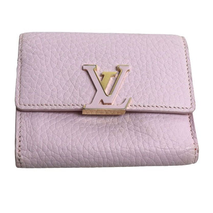 Louis Vuitton Portefeuille Capucines XS Trifold Wallet Pink