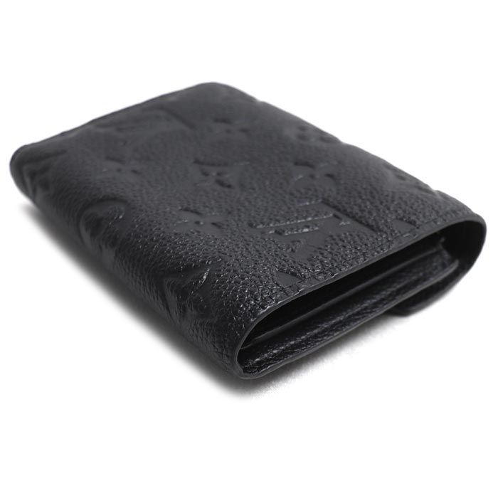 Louis Vuitton Portefeuille Victorine Trifold Wallet Monogram Empreinte Black — view 2