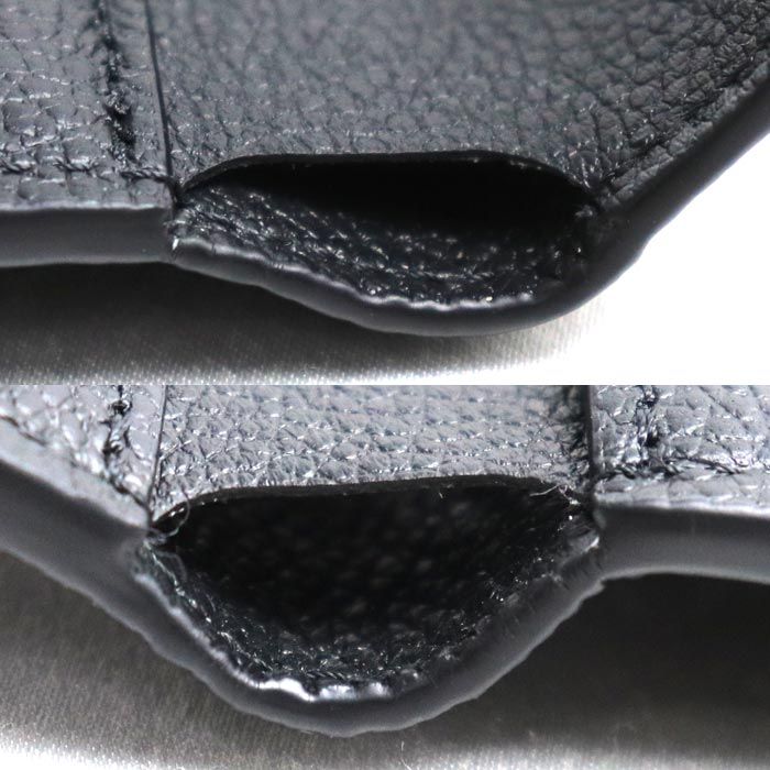 Louis Vuitton Portefeuille Victorine Trifold Wallet Monogram Empreinte Black — view 7