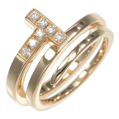 Tiffany & Co T Square Wrap Gold Diamond Ring