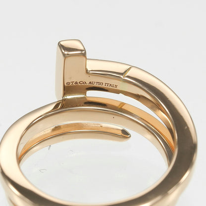 Tiffany & Co T Square Wrap Gold Diamond Ring — view 4