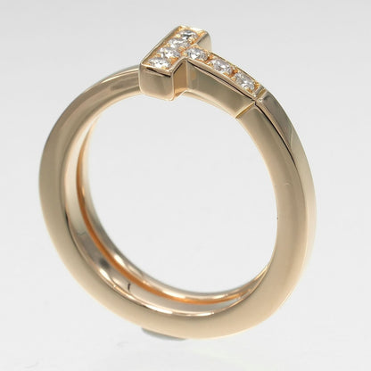 Tiffany & Co T Square Wrap Gold Diamond Ring — view 3