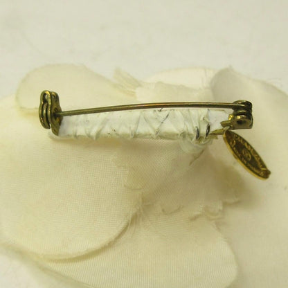 Chanel Mini Camellia Flower Corsage Brooch White — view 4