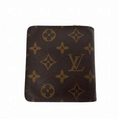 Louis Vuitton Monogram Compact Zip Bifold Wallet Brown — view 2