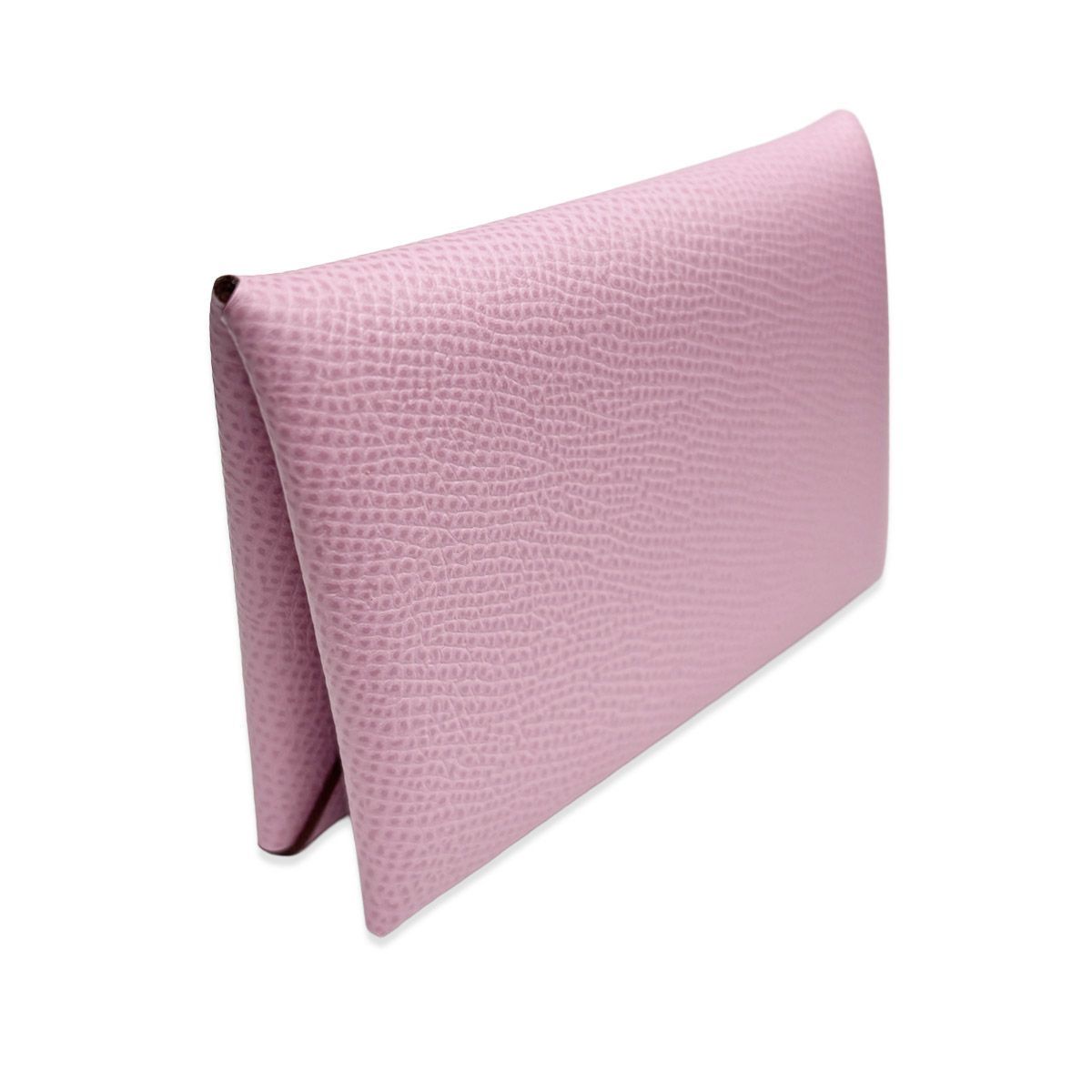 Hermes Card Case Business Holder Pink Garvi Dio — view 4