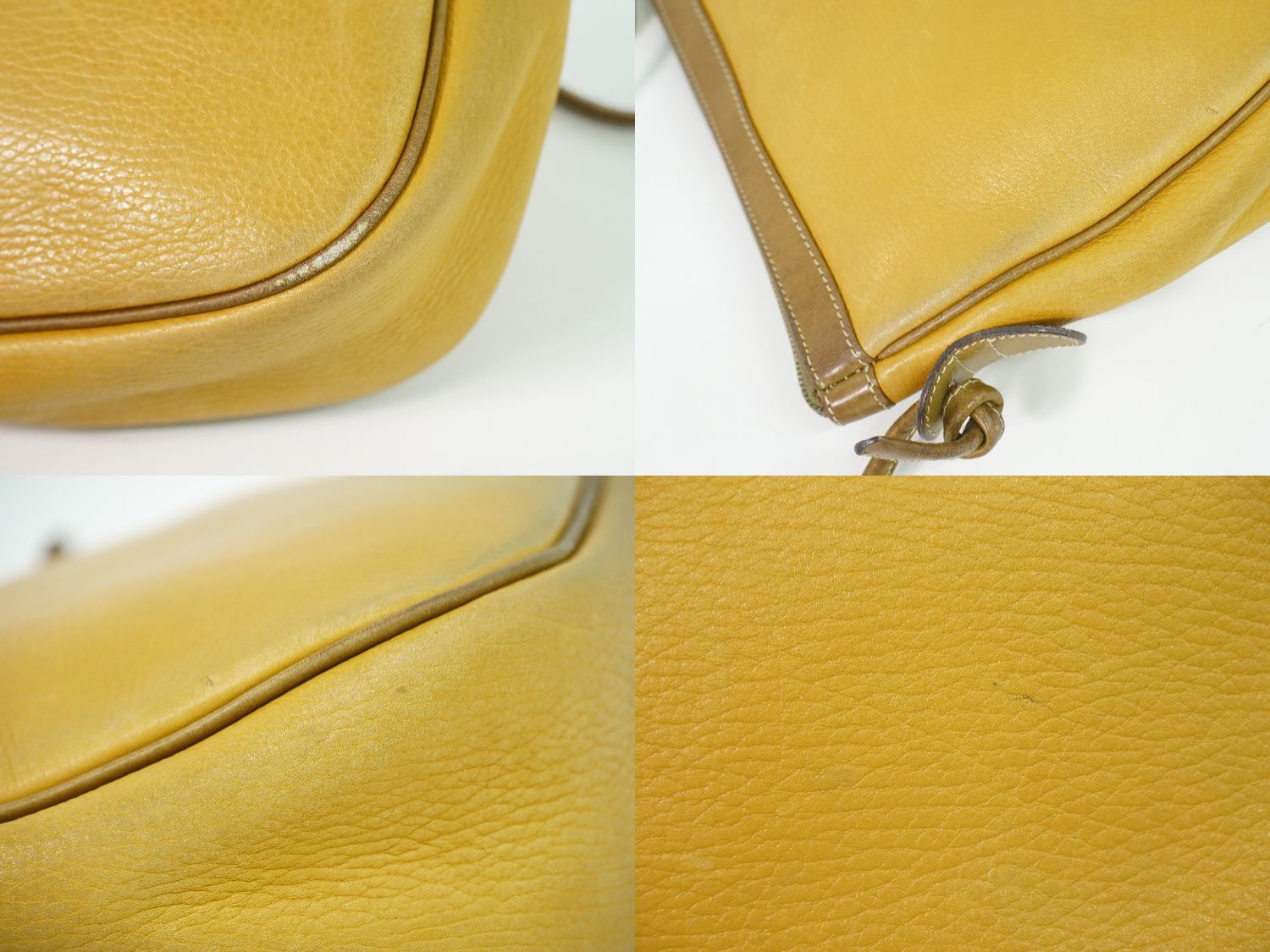 Loewe Anagram Shoulder Bag Pochette Leather Brown — view 8