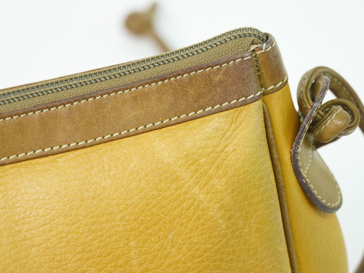 Loewe Anagram Shoulder Bag Pochette Leather Brown — view 7