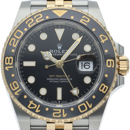 Rolex GMT Master 2 Watch Box 18k Yellow Gold SS Black