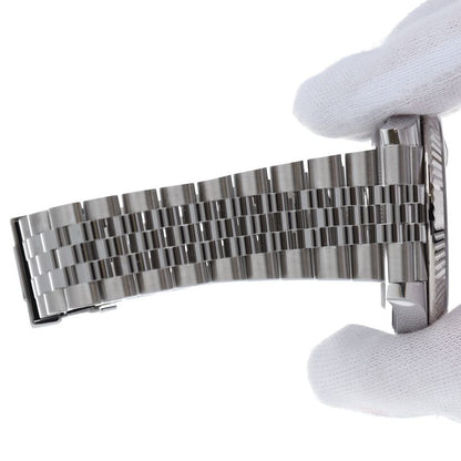 Rolex Datejust 41 Watch Jubilee Diamond Calf-t Box 18k White Gold SS — view 7