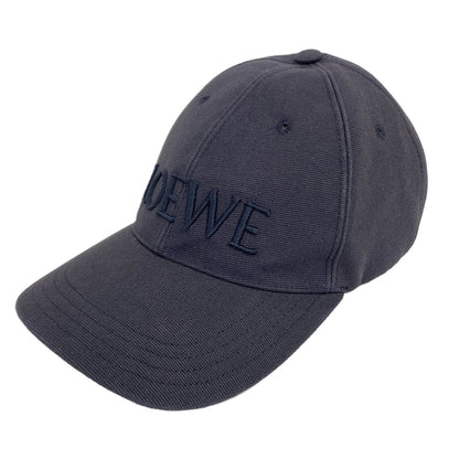Loewe Cap S Navy Cotton Hat
