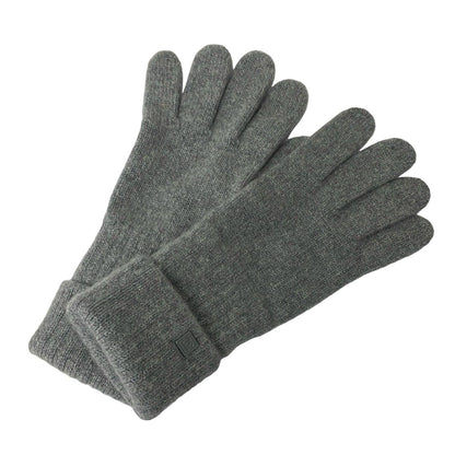 Chanel Gloves Sports Line Light Gray Cashmere