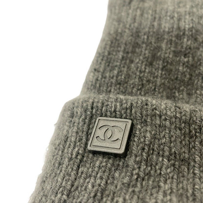 Chanel Gloves Sports Line Light Gray Cashmere — view 4