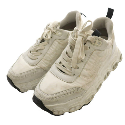 Hermes Impulse Low Cut Sneakers Shoes Thick Sole Logo 35.5 White SS — view 2