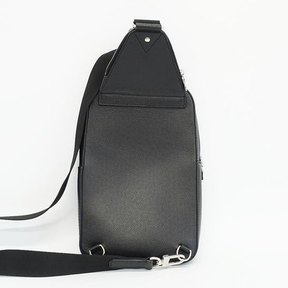 Louis Vuitton Ten Avenue Sling Bag Taiga Leather Black Silver — view 2