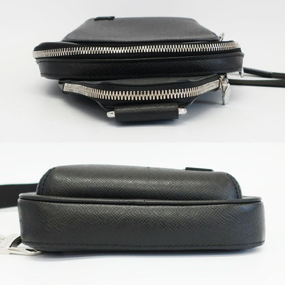 Louis Vuitton Ten Avenue Sling Bag Taiga Leather Black Silver — view 3