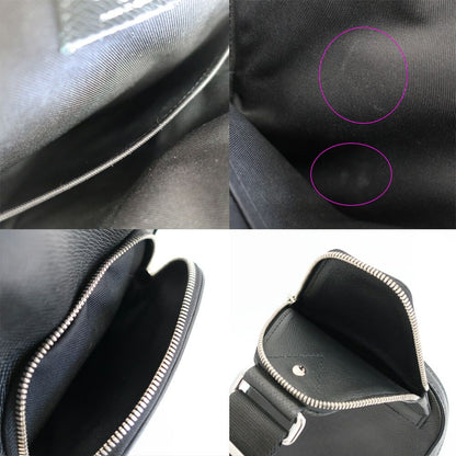 Louis Vuitton Ten Avenue Sling Bag Taiga Leather Black Silver — view 7